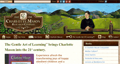 Desktop Screenshot of charlottemason.com
