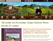 Tablet Screenshot of charlottemason.com